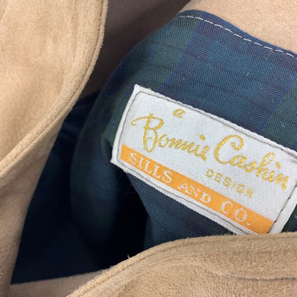 Bonnie Cashin Design Sills & Co Cashin Carry Tote Bag + Matching Suede Top Tan - Picture 6 of 14